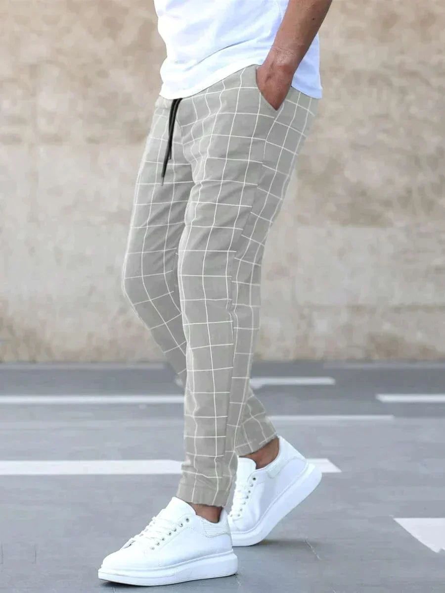 Presley™ - Pantalons élégants avec motif à carreaux
