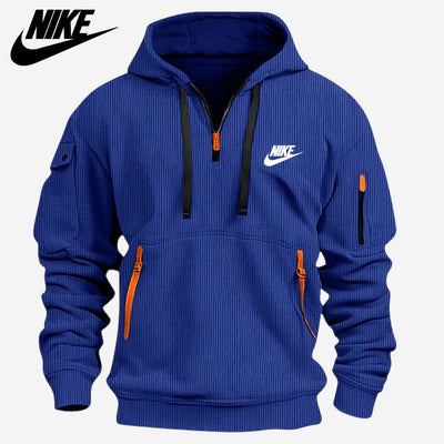Sweat à Capuche Zippé Multi-Poches || SOLDES DE LIQUIDATION