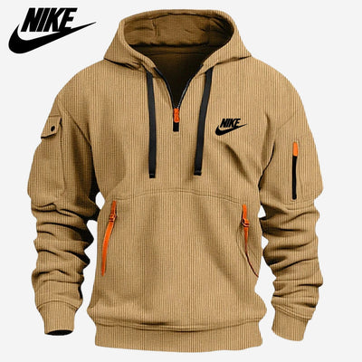 Sweat à Capuche Zippé Multi-Poches || SOLDES DE LIQUIDATION