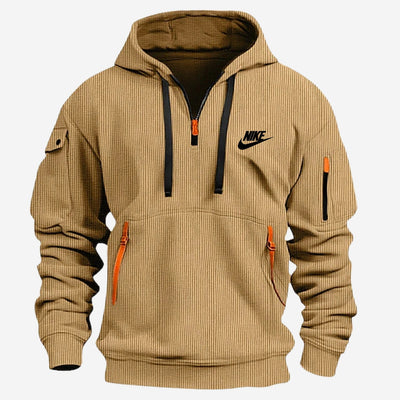 Sweat à Capuche Zippé Multi-Poches - SOLDES DE LIQUIDATION