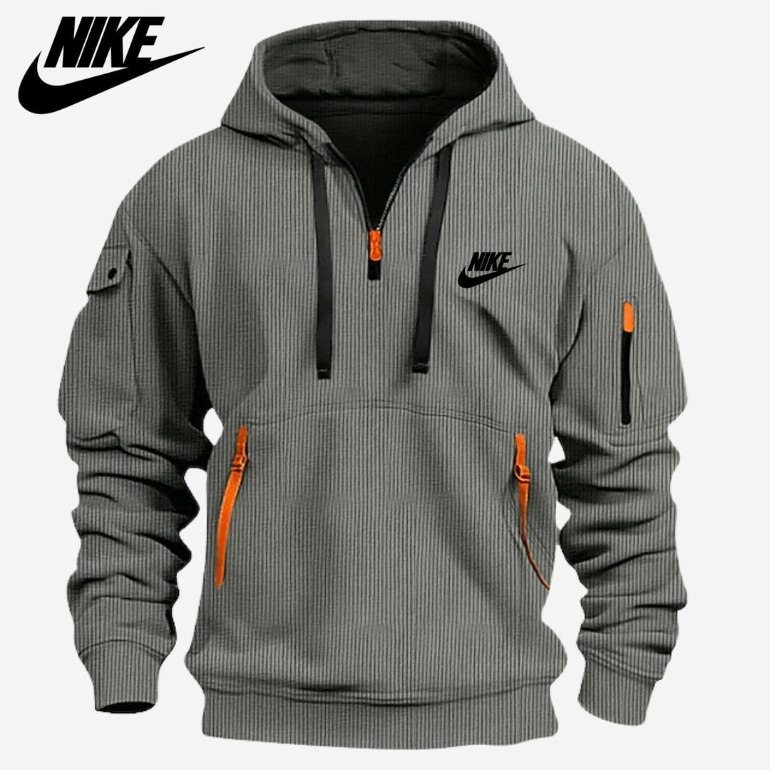 Sweat à Capuche Zippé Multi-Poches || SOLDES DE LIQUIDATION