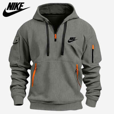 Sweat à Capuche Zippé Multi-Poches || SOLDES DE LIQUIDATION