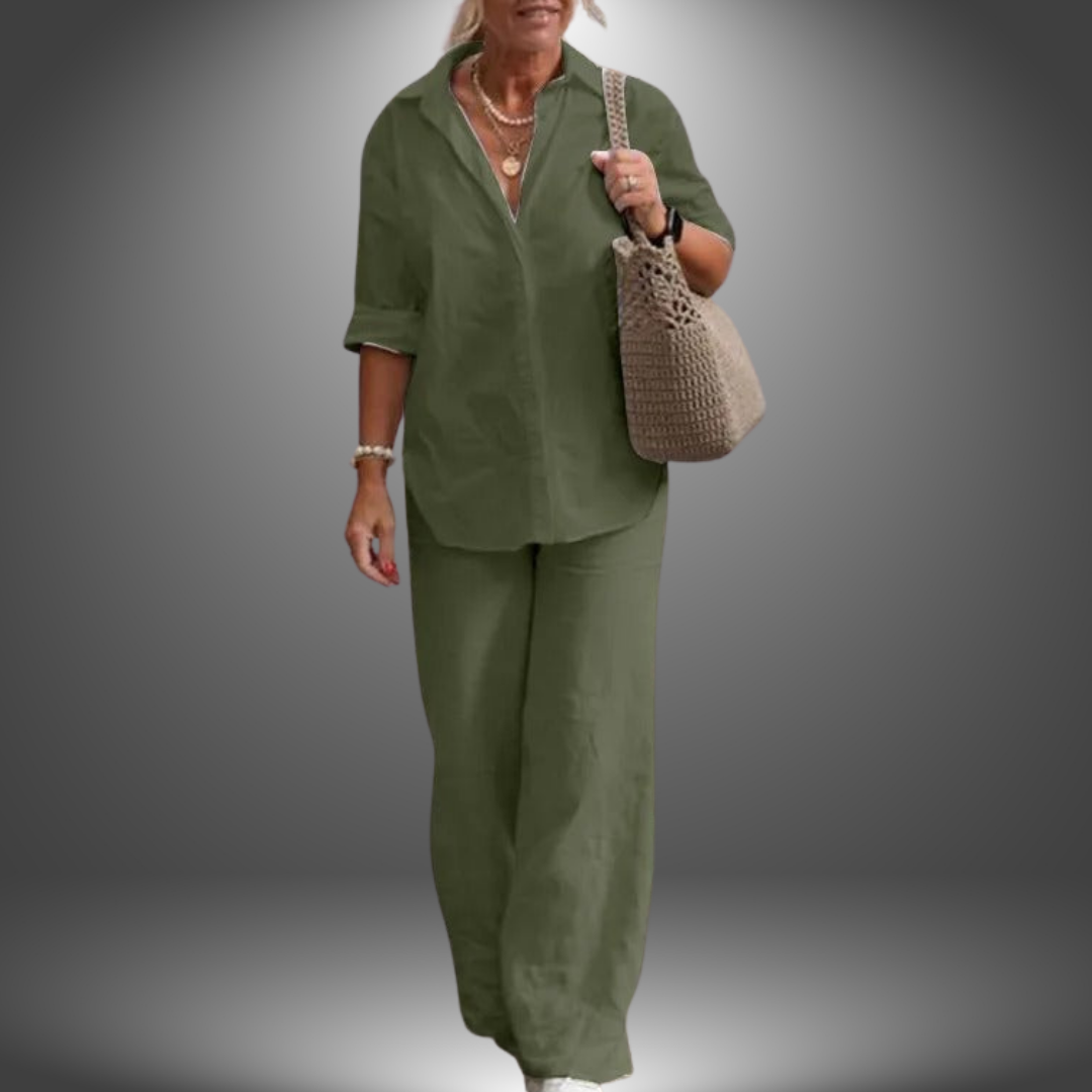 Aurora | Ensemble Chemise et Pantalons