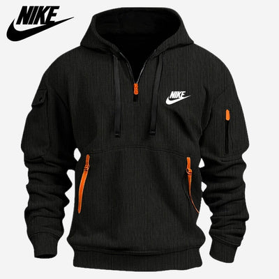 Sweat à Capuche Zippé Multi-Poches || SOLDES DE LIQUIDATION
