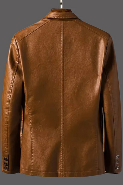 LuxMann™ - Blazer en Cuir Élégant pour Hommes
