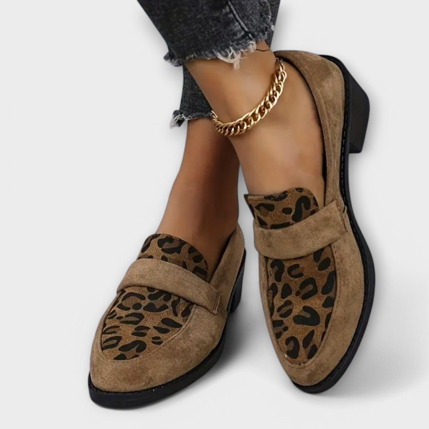 KARLA - Chaussures élégantes pour femmes avec motif léopard