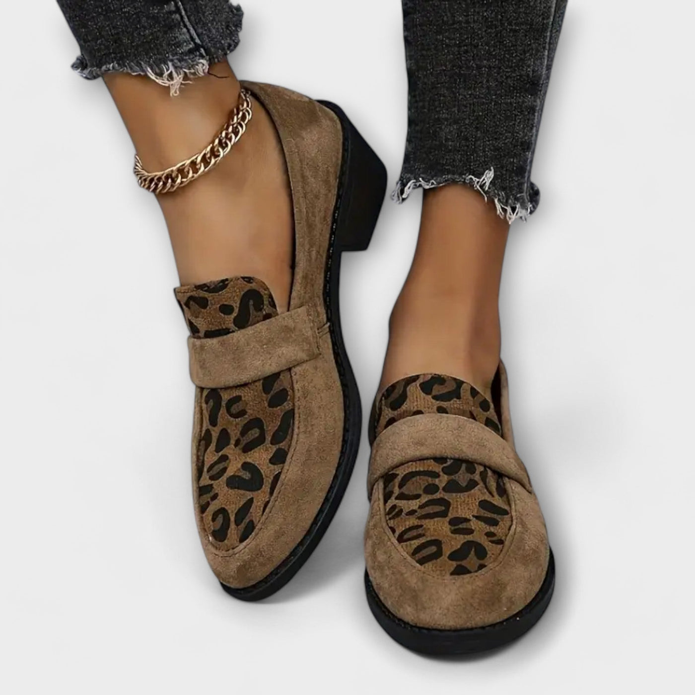 KARLA - Chaussures élégantes pour femmes avec motif léopard
